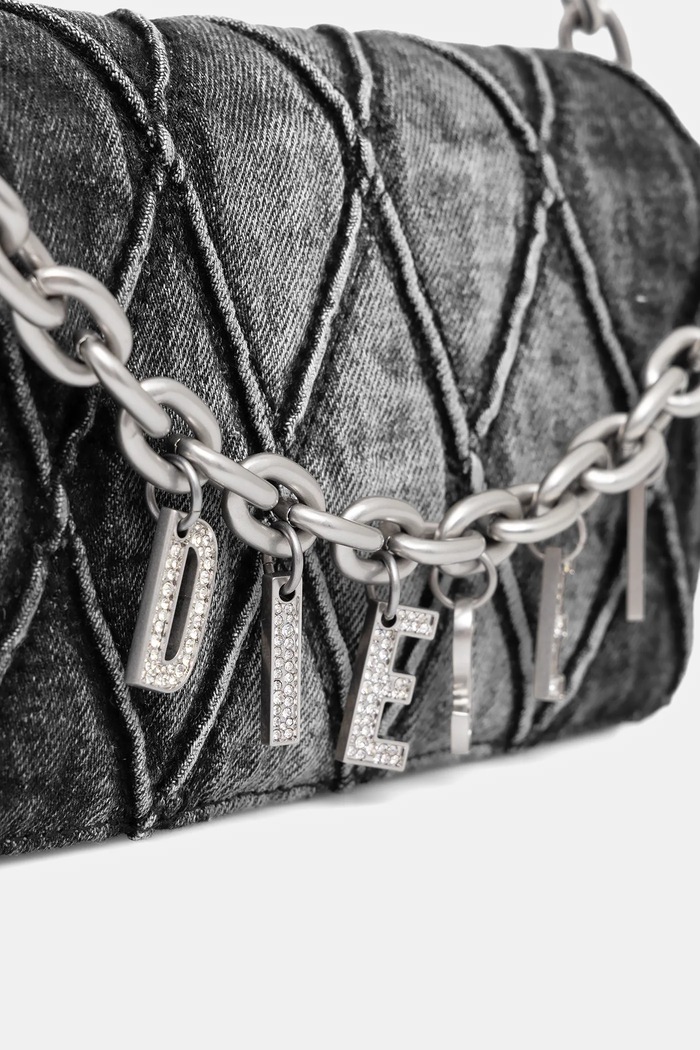 Akcesoria Diesel portfel CHARM-D CHARM-D X10281.P6330 szary