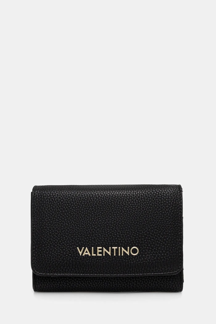 Valentino Bags Портфейл дамски от имитация на кожа черен VPS7LX43