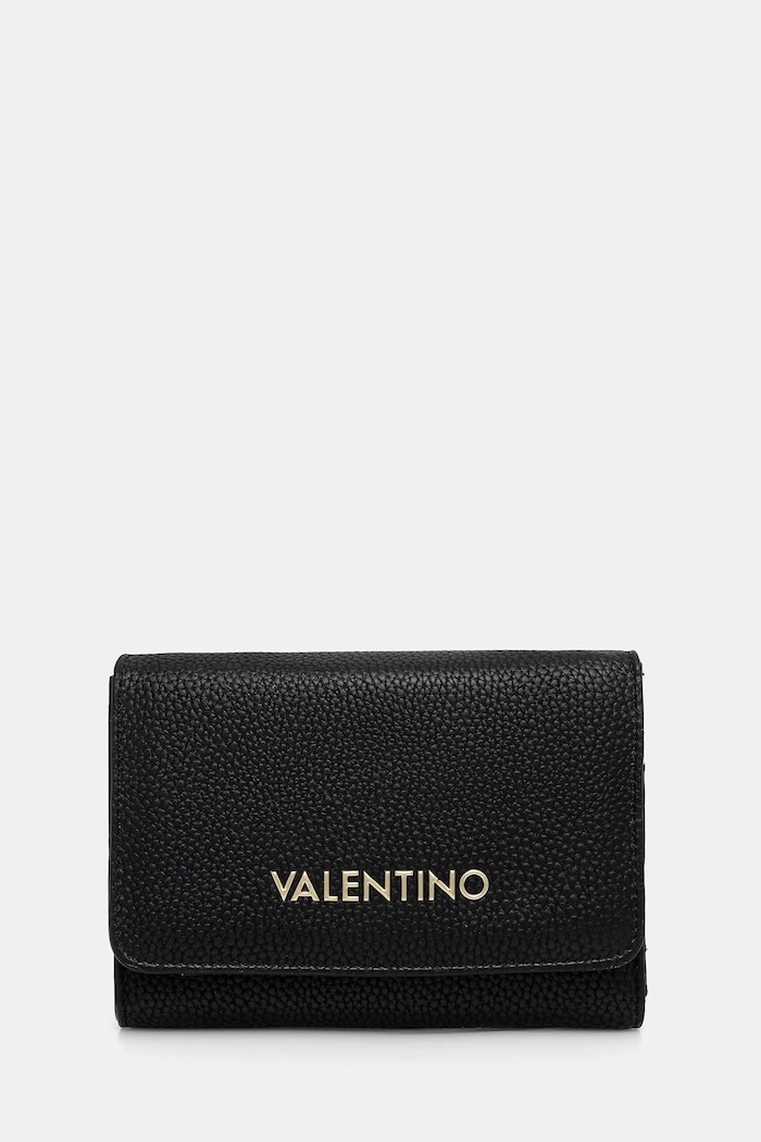 Valentino Bags Портфейл дамски от имитация на кожа черен VPS7LX43