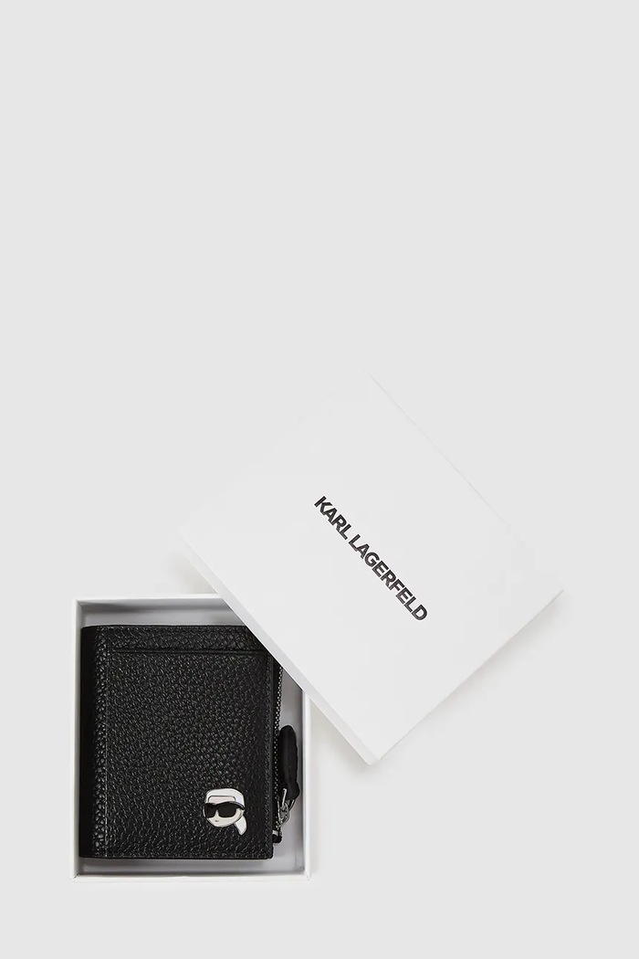 Karl Lagerfeld portofel IKON negru A4W32005