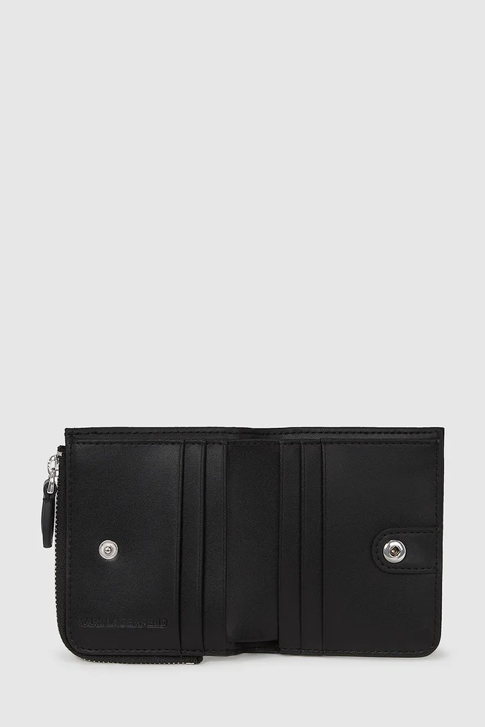 Karl Lagerfeld portofel IKON negru A4W32012
