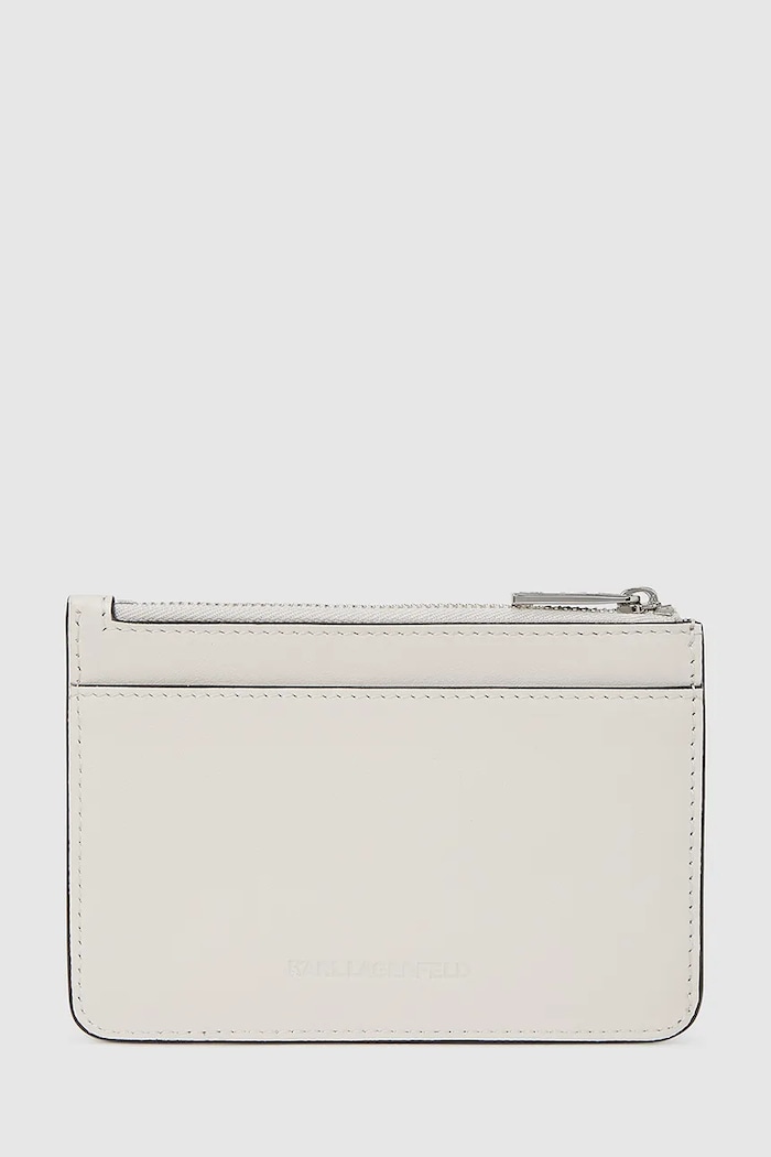 Karl Lagerfeld portofel de piele IKON A4W32028 bej AA00