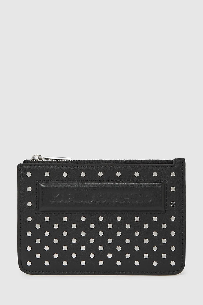 Karl Lagerfeld portofel de piele IKON piele negru A4W32028