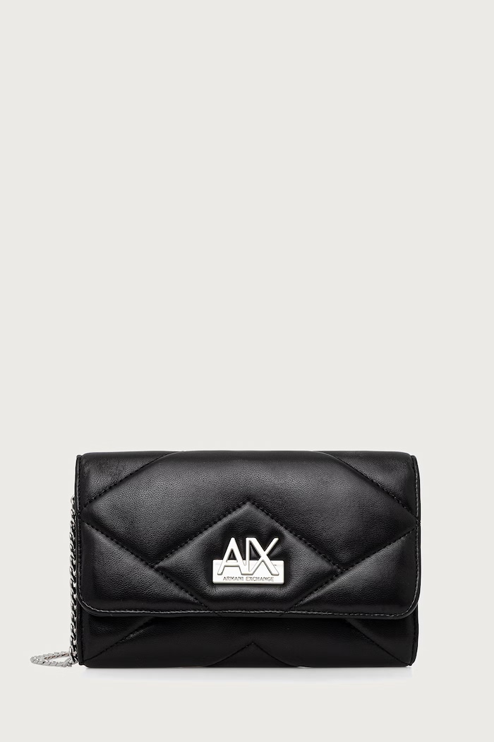 Armani Exchange чанта crossbody дамска от имитация на кожа черен XW000358.AF26568.NOS
