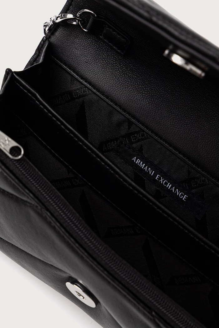 Armani Exchange чанта crossbody дамска от имитация на кожа XW000358.AF26568.NOS черен
