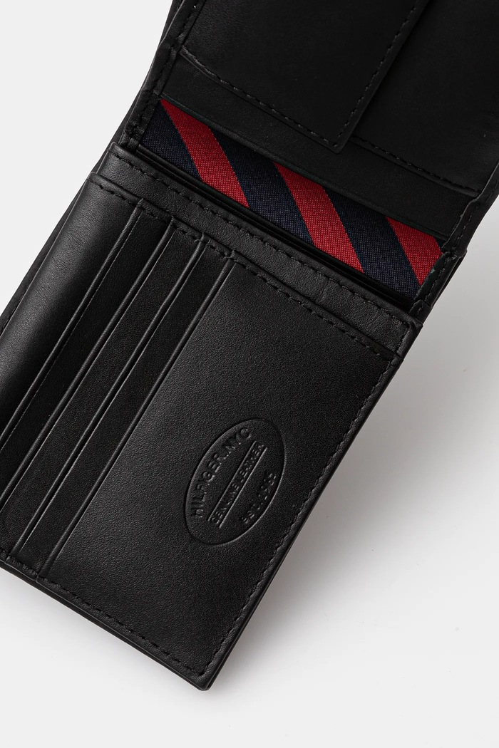 Αξεσουάρ Tommy Hilfiger - Δερμάτινο πορτοφόλι AM0AM00660 μαύρο