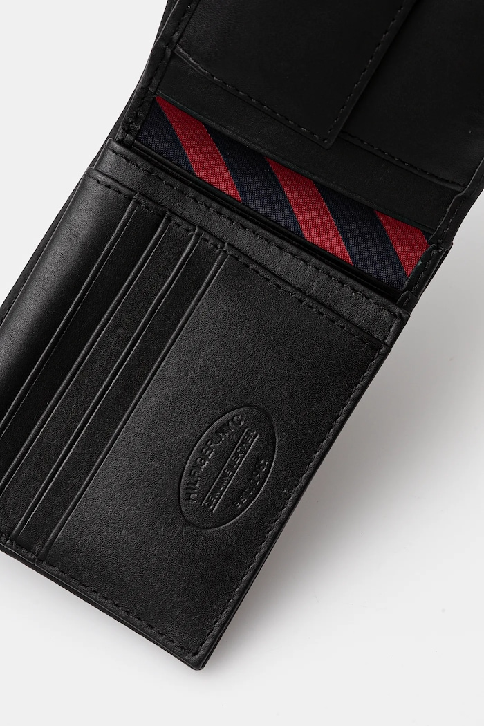 Αξεσουάρ Tommy Hilfiger - Δερμάτινο πορτοφόλι AM0AM00660 μαύρο