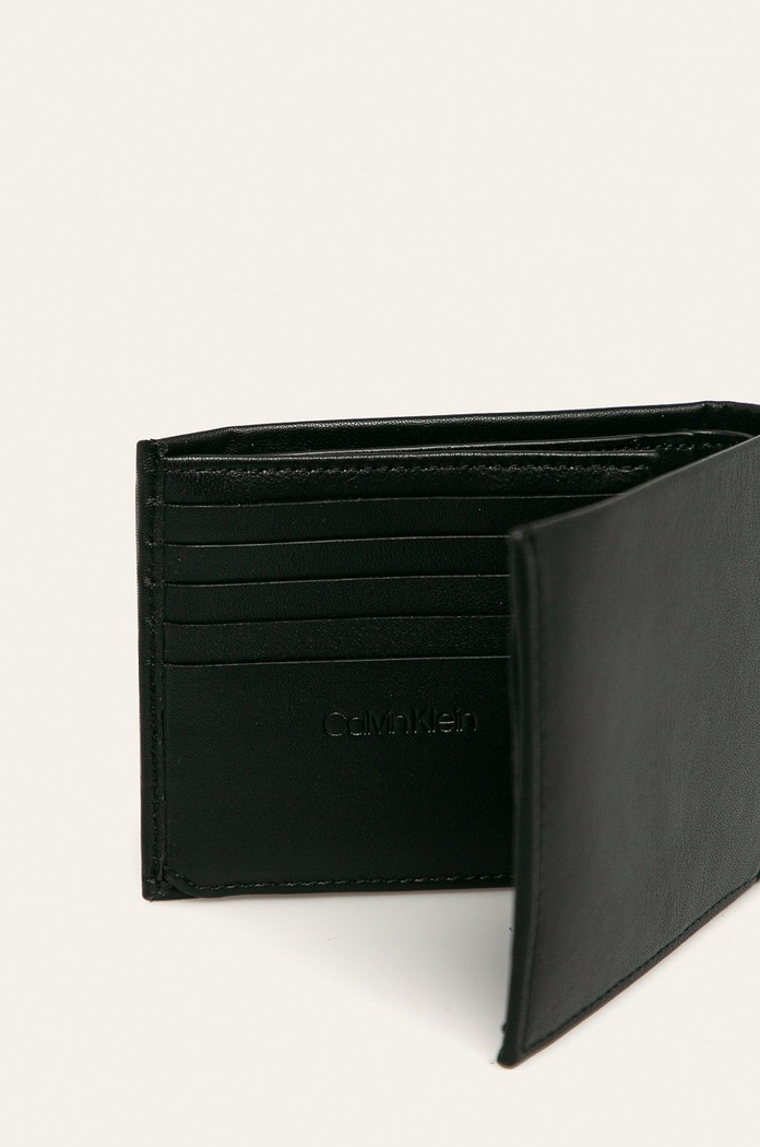Doplnky Calvin Klein - Kožená peňaženka K50K504303 čierna