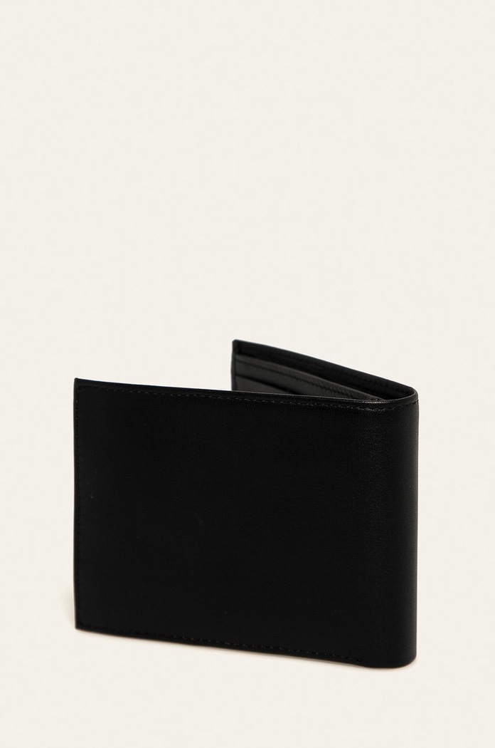Calvin Klein - Portfel skórzany K50K504296 czarny AA00