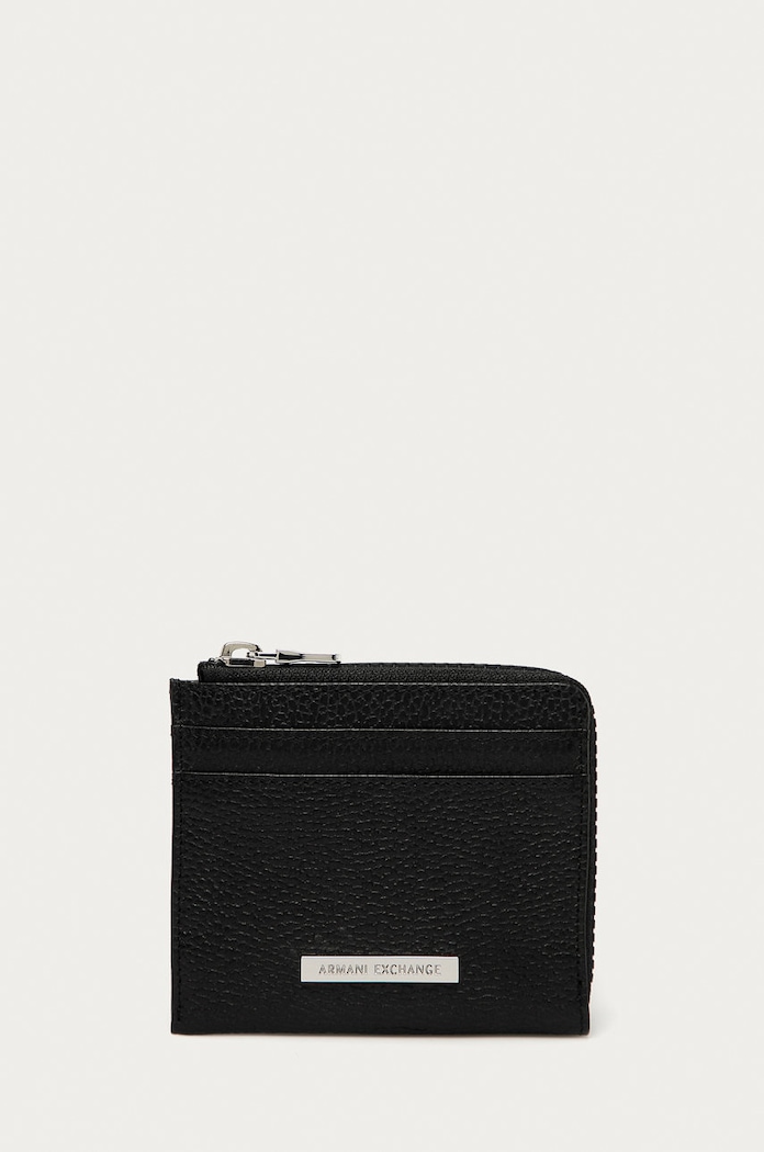Armani Exchange Portofel imitatie de piele negru 958116.CC206