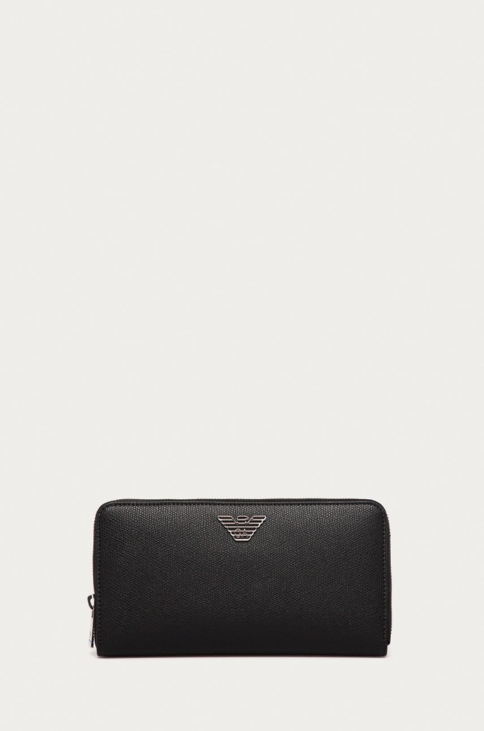 Emporio Armani - Peněženka imitace kůže černá Y4R169.YLA0E