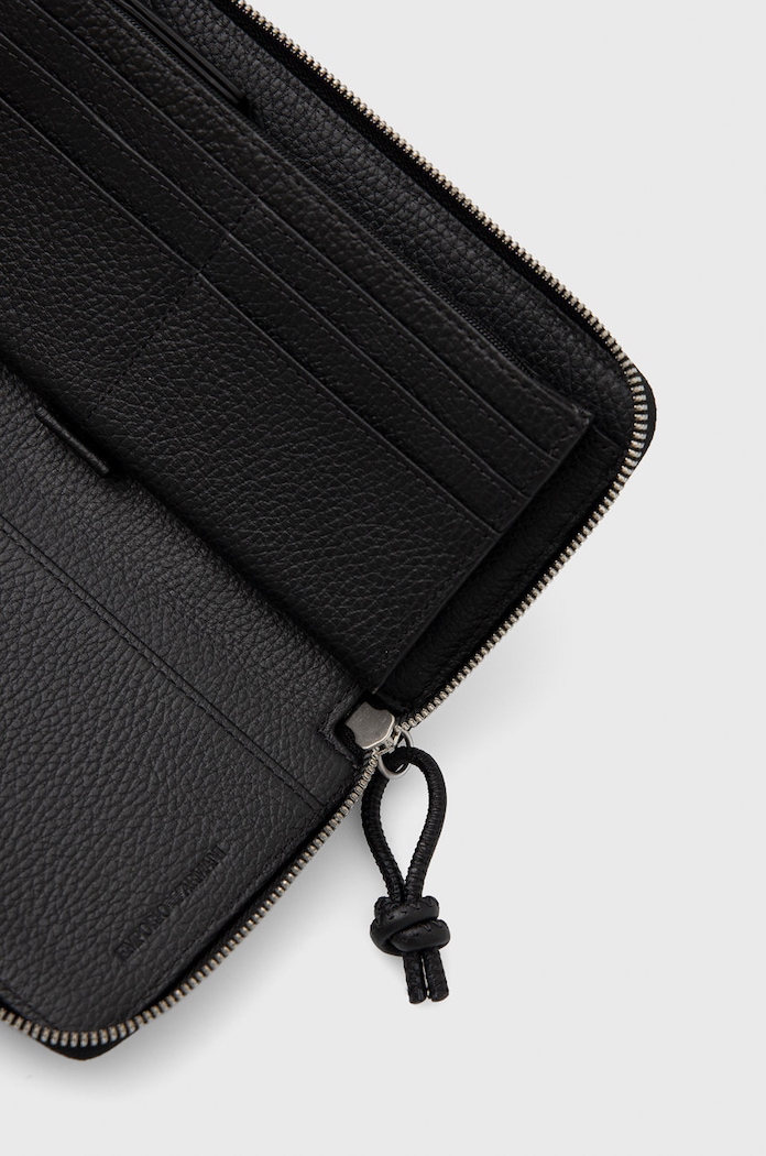 Doplňky Kožená peněženka Emporio Armani Y4R169.Y068E.NOS černá