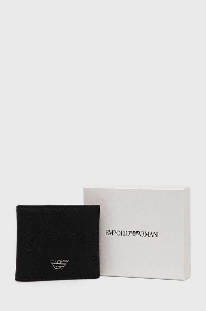 Emporio Armani portfel czarny Y4R168.Y138E.NOS