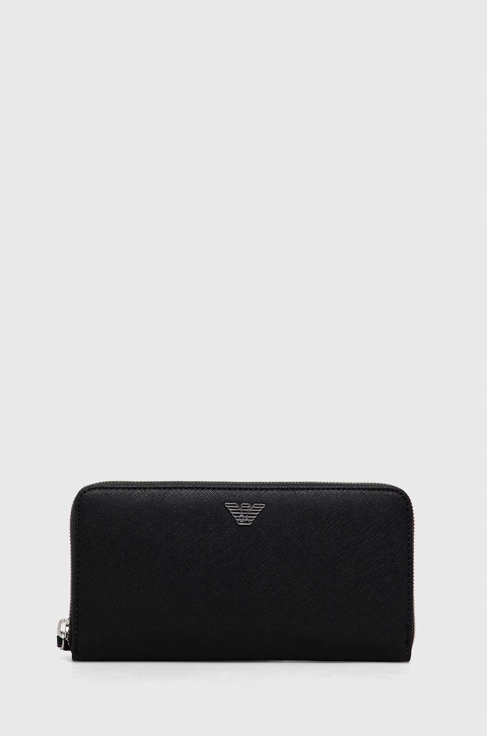 Emporio Armani pénztárca sima fekete Y4R169.Y138E.NOS