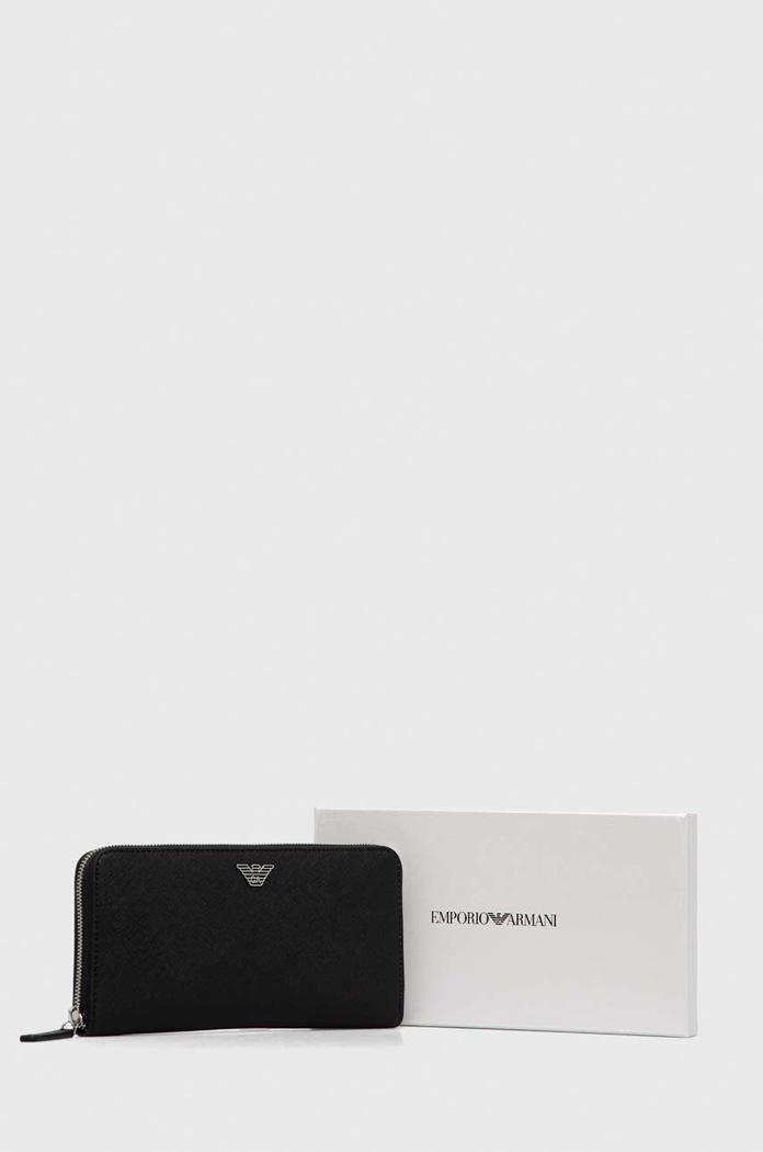 Emporio Armani pénztárca fekete Y4R169.Y138E.NOS