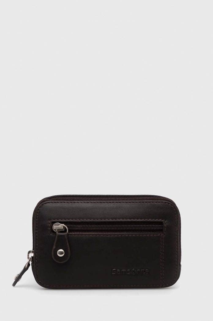 Samsonite bőr kulcstartó sima barna 127078.1320