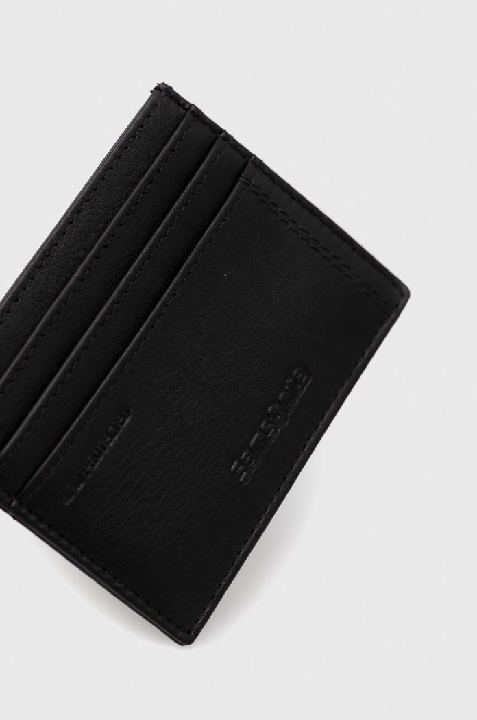 Akcesoria Samsonite etui na karty skórzane 135058.1041 czarny