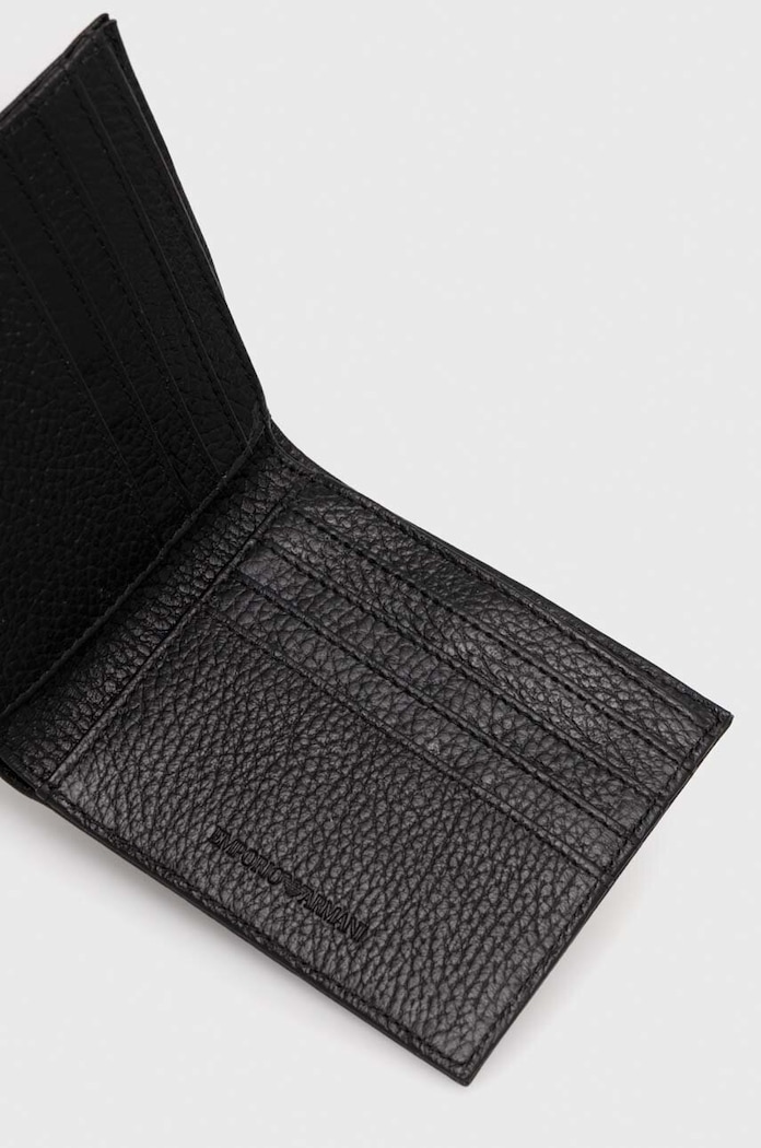 Doplnky Kožená peňaženka Emporio Armani Y4R168.Y068E.NOS čierna