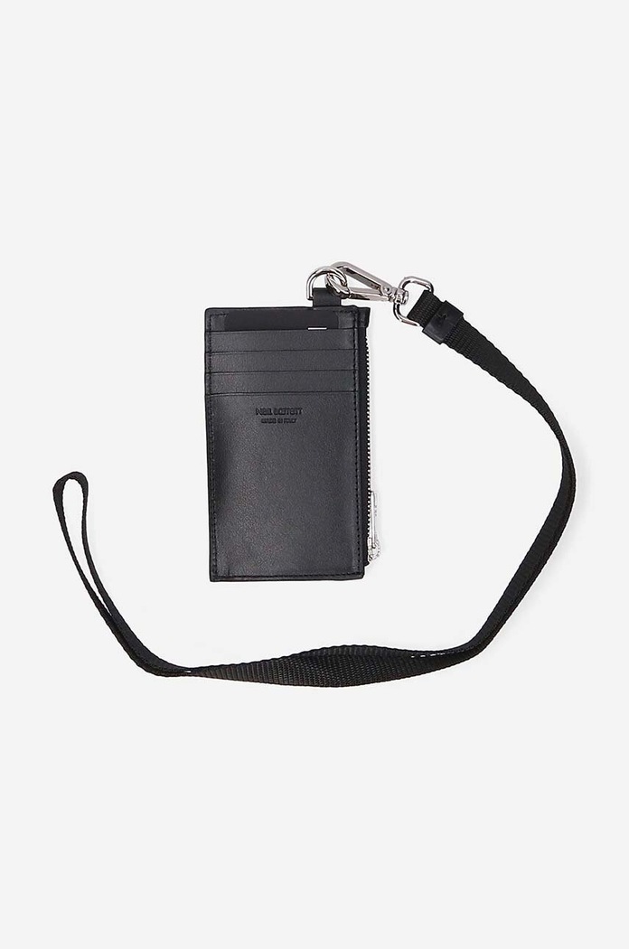Dodaci Etui za kartice Neil Barett Linear Chaotic Bolt Leath PBSG205B.U9202 crna