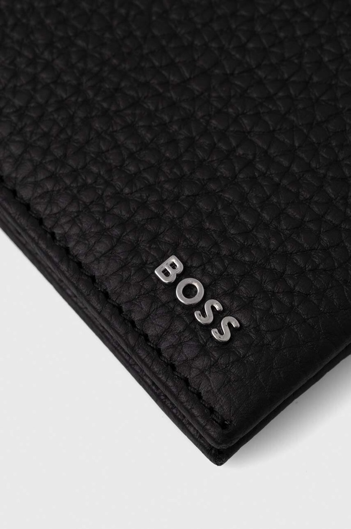 Αξεσουάρ Δερμάτινο πορτοφόλι BOSS 50474416 μαύρο