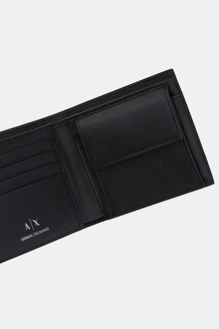 Кожен портфейл Armani Exchange черен XM000167.AF12702.NOS