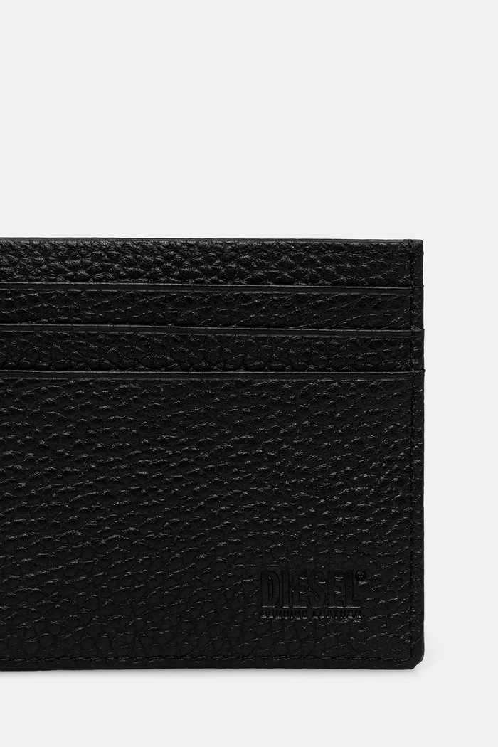 Accesorii Diesel carcasă din piele HISSU EVO CARD CASE X09018.P0685 negru