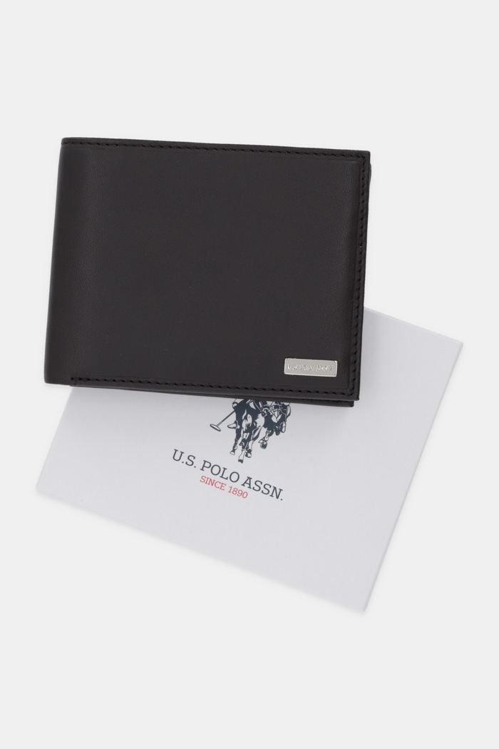 Kožená peňaženka U.S. Polo Assn. Utah H. WEUUA2612MHA hnedá