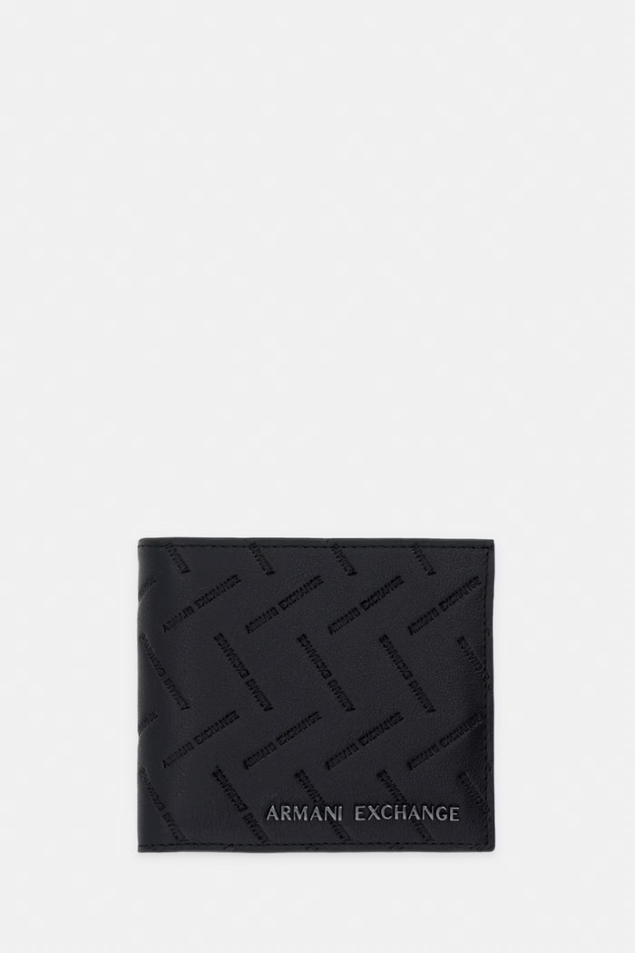 Armani Exchange peňaženka pánska kožená čierna XM000167.AF27287.NOS