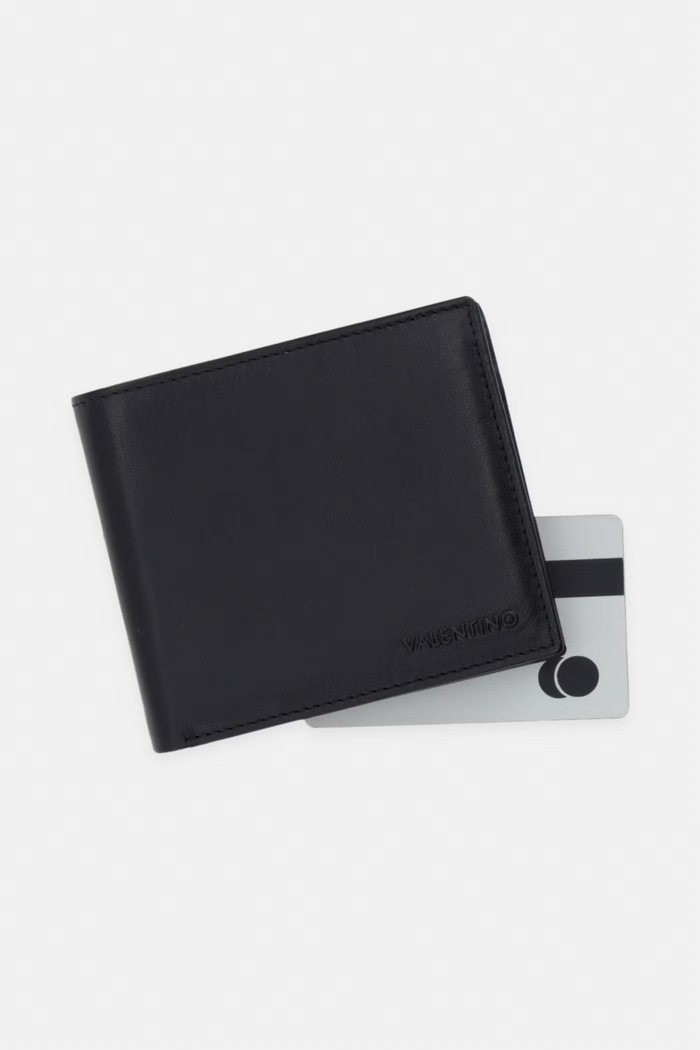 Valentino Bags portofel pentru bărbați din piele MANDRIN negru VPP8UD13