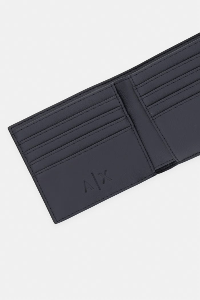 Doplnky Armani Exchange peňaženka pánska z imitácie kože XM000168.AF26691.NOS čierna