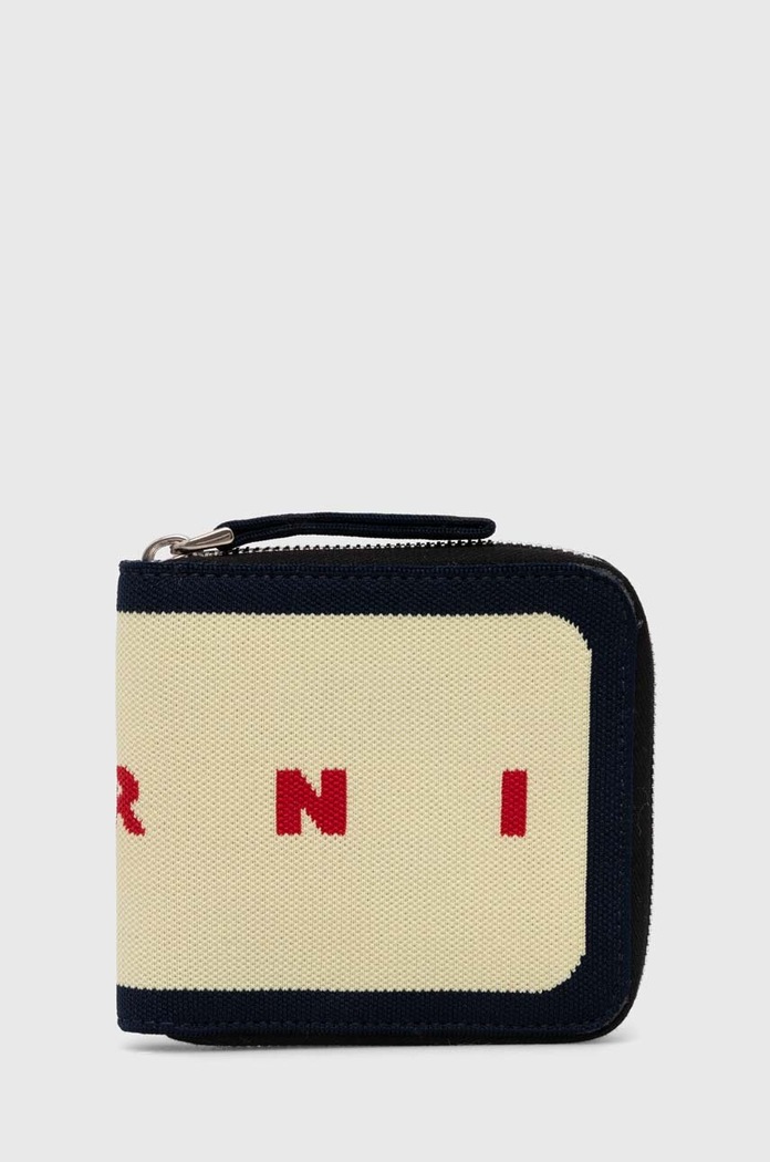 Marni wallet small print yellow PFMI0050Q0.P4547.ZO101