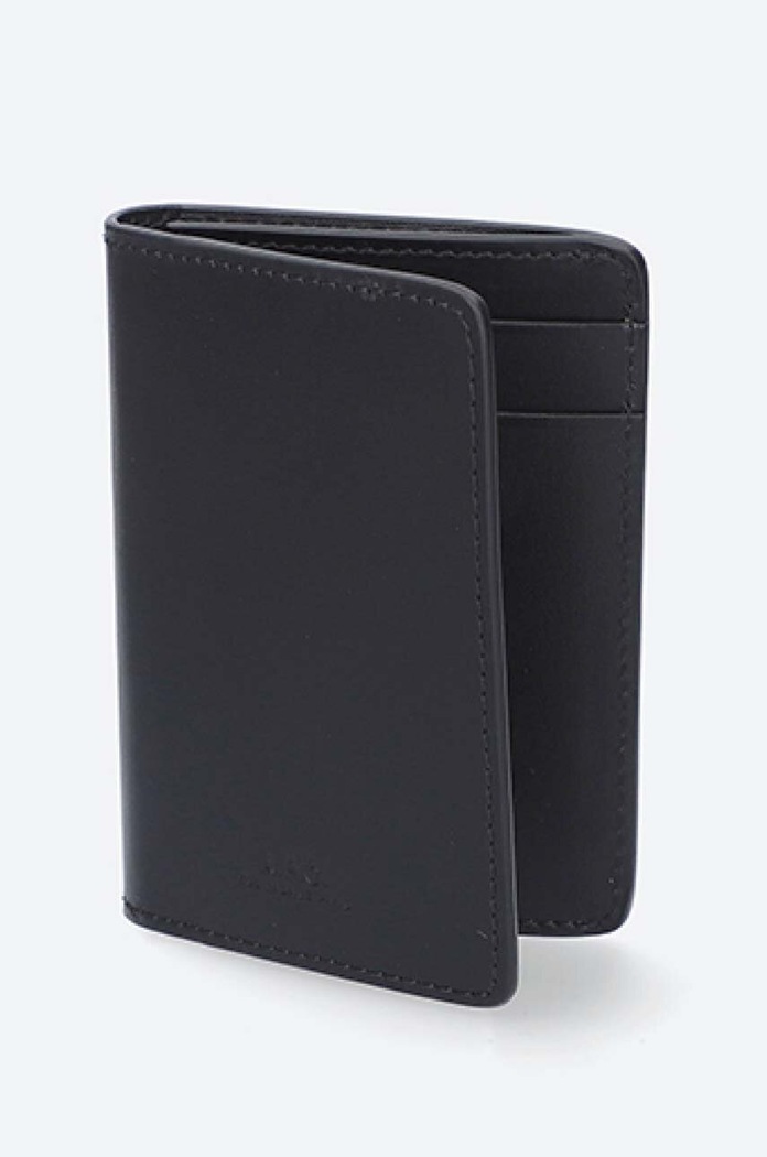 Accesorii A.P.C. carcasă din piele Stefan PXAWV.H63158 negru