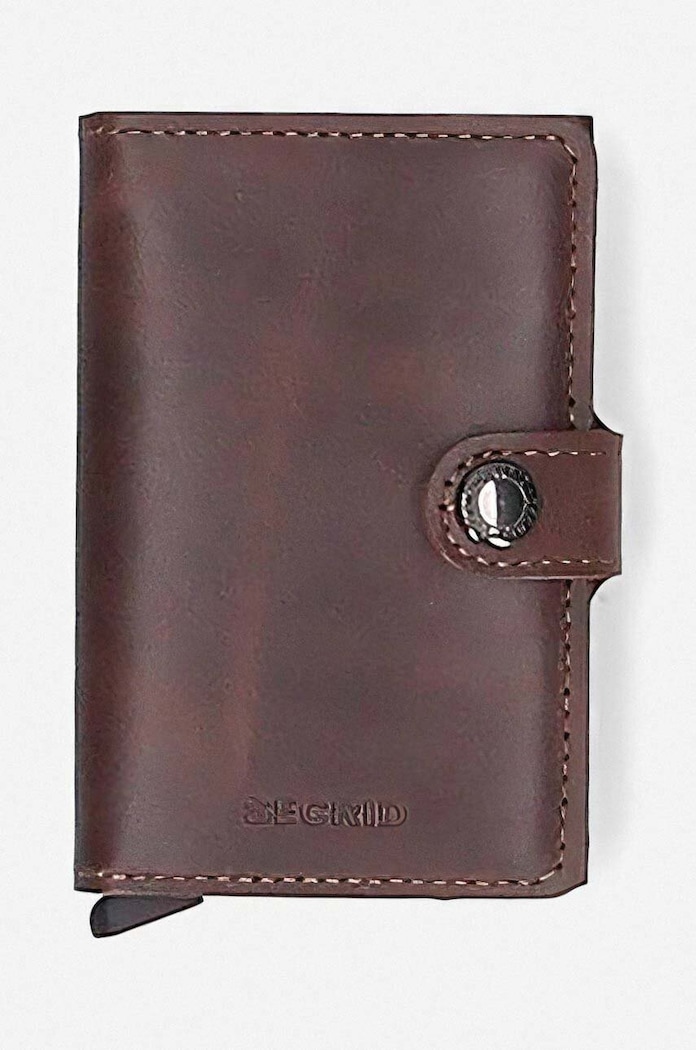 Secrid novčanik RFID kožni zrnata koža bordo MV.Vintage