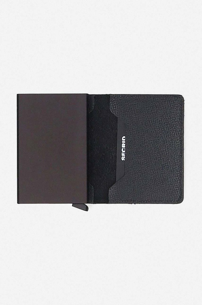 Secrid portofel de piele SC.BLACK negru AA00