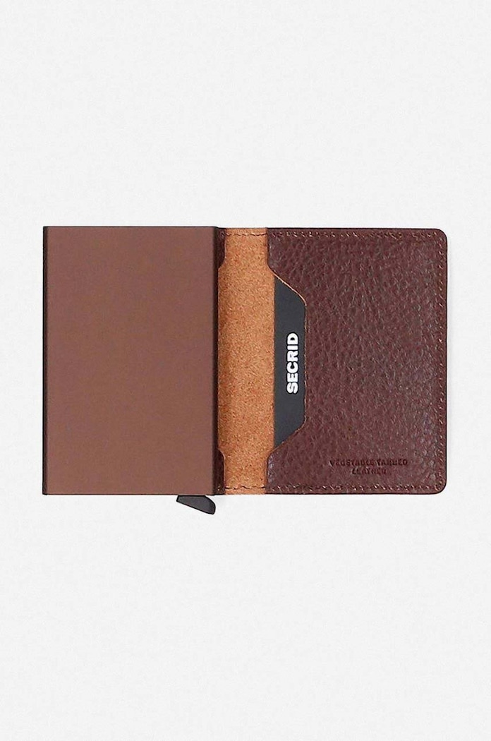 Secrid portafoglio in pelle SVG.ESPRESSO.BROWN granata AA00