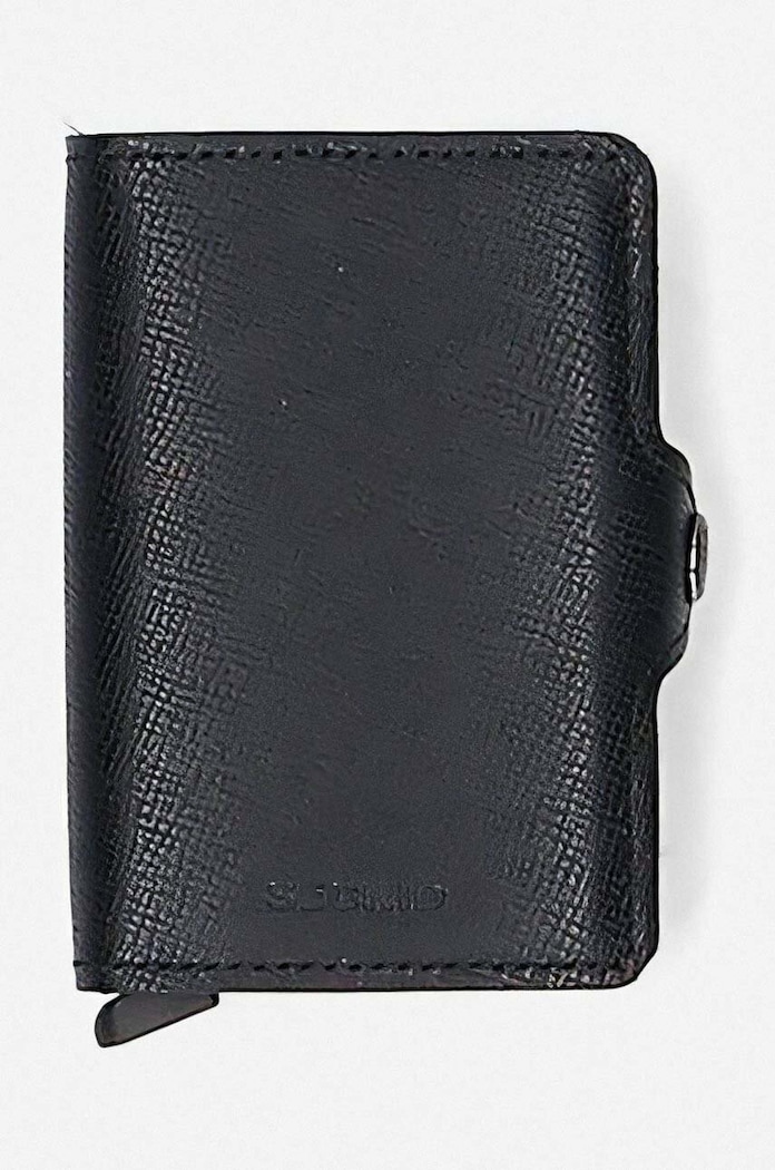 Denarnica Secrid Twinwallet Crisple TC-BLACK Sintetični črna TC.BLACK