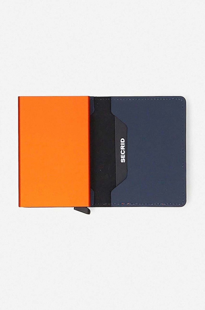 Secrid Portfel SM.Nightblue.Orange granatowy AA00