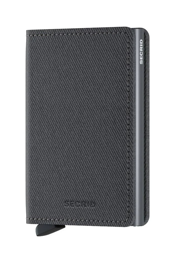 Peňaženka Secrid usňová koža sivá STW.GREY