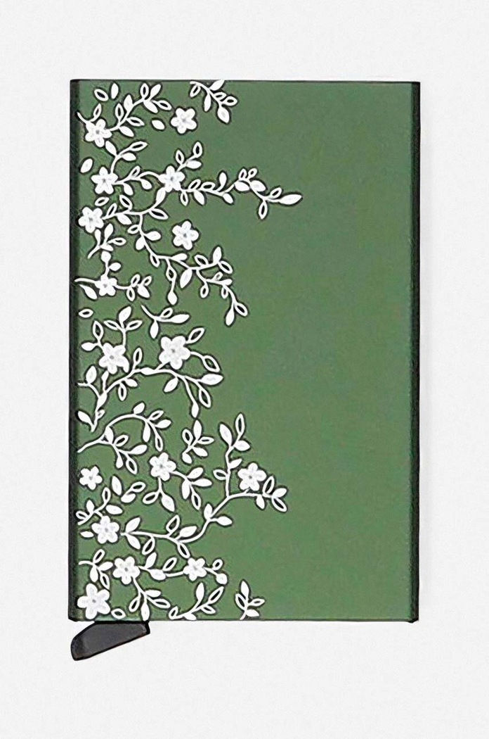 Калъф за карти Secrid шарен зелен CLA.PROVENCE.GREEN
