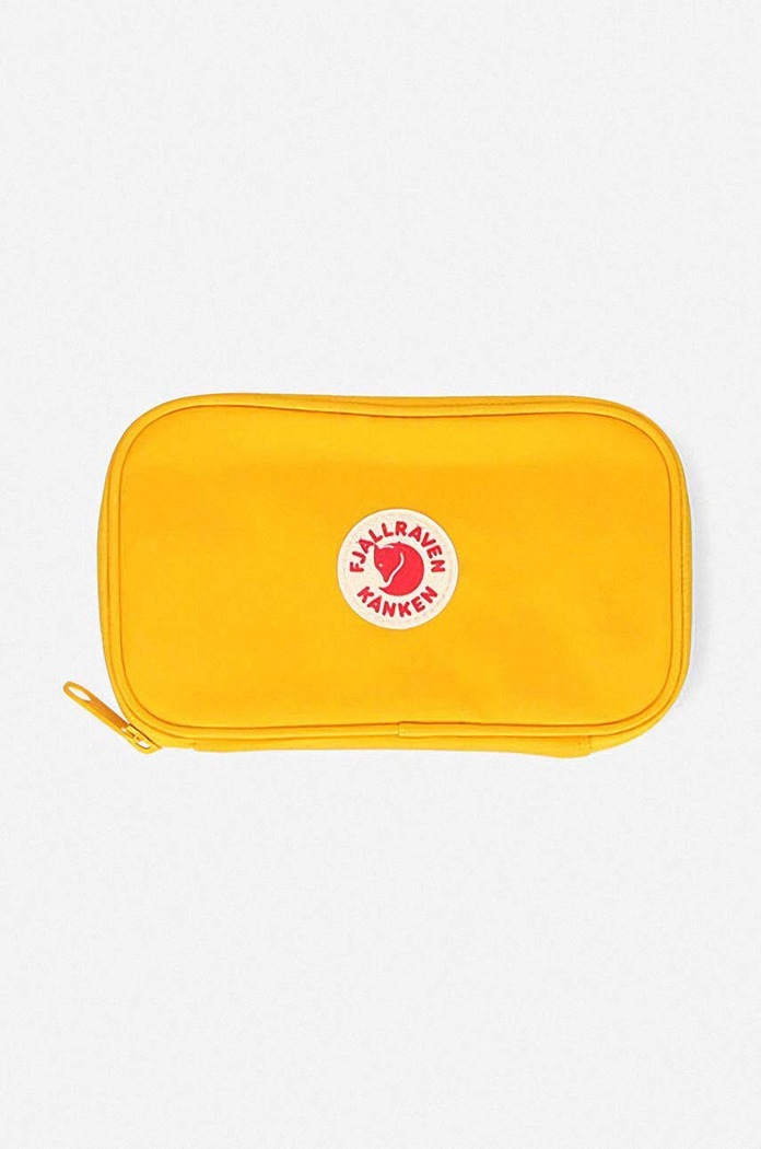 Fjallraven portfel Kånken Travel Wallet tekstylny żółty F23781.141