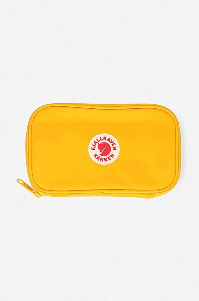 Fjallraven portfel Kånken Travel Wallet tekstylny żółty F23781.141