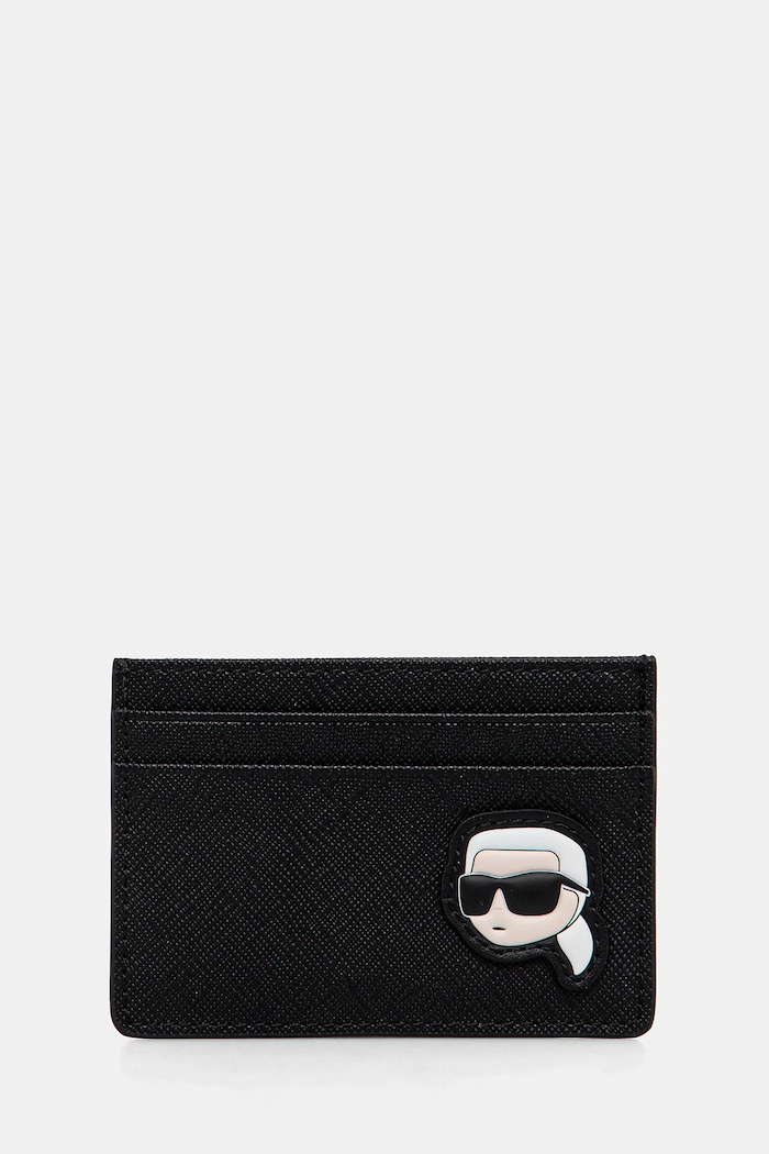 Karl Lagerfeld card holder Planet friendly negru A1M32023