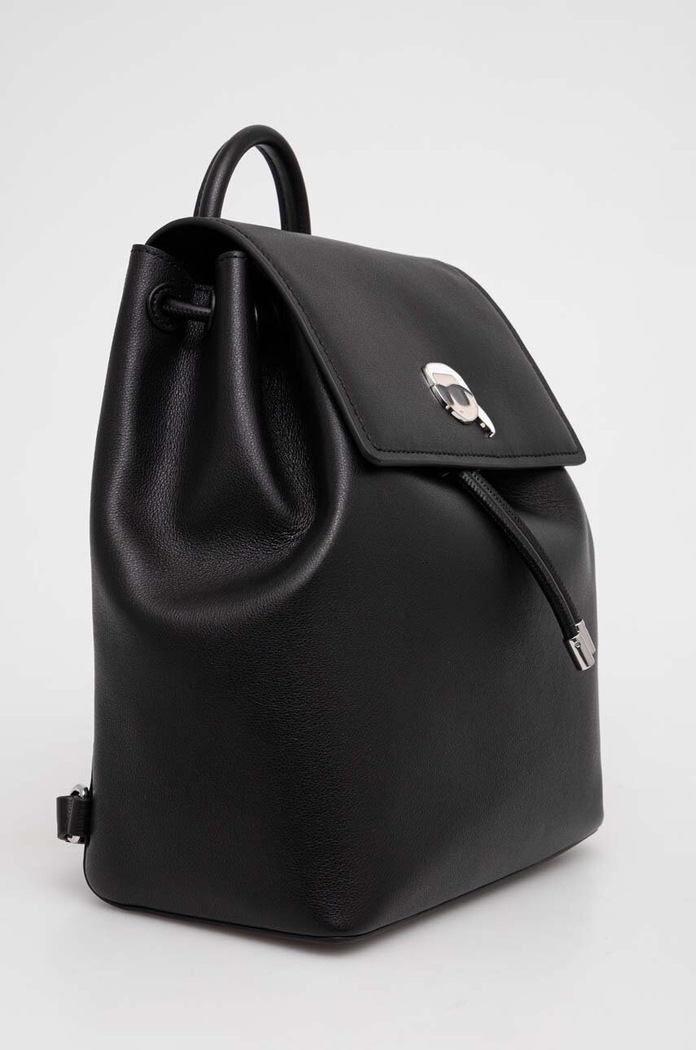 Karl Lagerfeld plecak skórzany 240W3082 czarny AA00