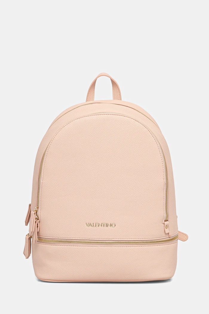 Σακίδιο πλάτης Valentino Bags απομίμηση λείου δέρματος πορτοκαλί VBS7LX02