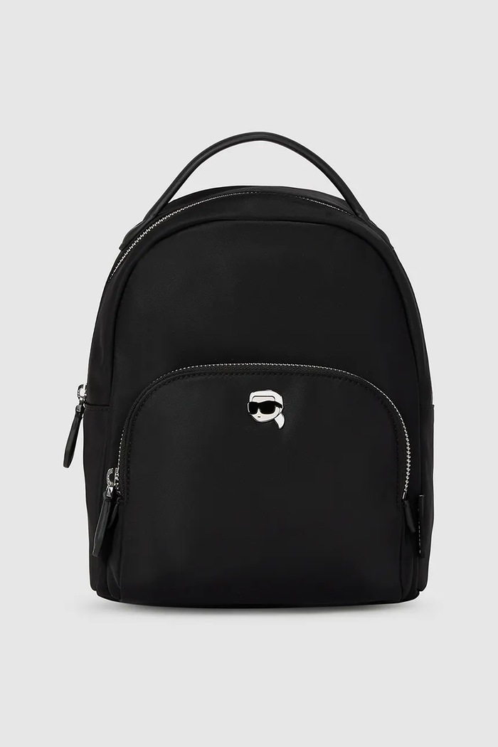 Ruksak Karl Lagerfeld IKON jednofarebný čierna A4W30251