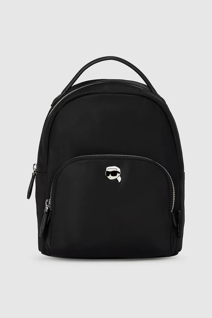 Ruksak Karl Lagerfeld IKON jednofarebný čierna A4W30251