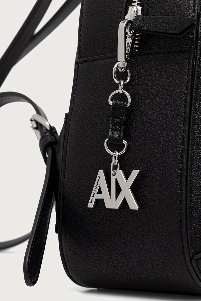 Ruksak dámsky z imitácie kože Armani Exchange XW003148.AF26569.NOS čierna