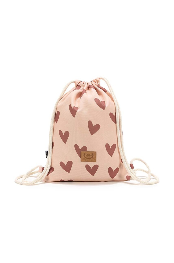 Детска раница La Millou HEARTBEAT PINK изкуствен розов 144549.Plecak.dzieciecy