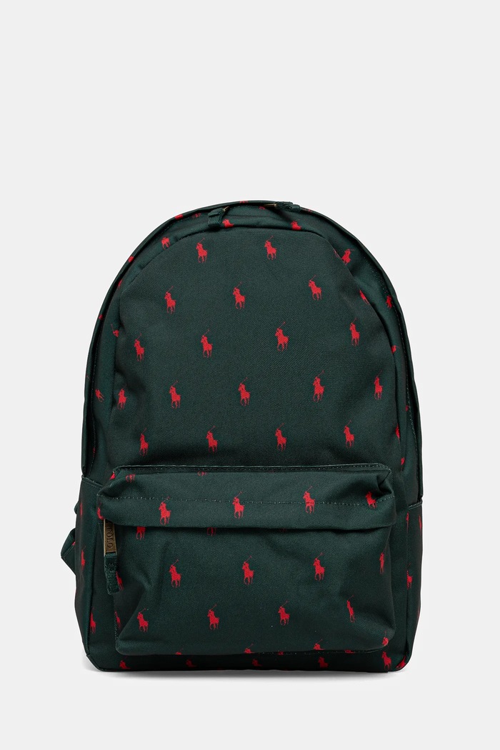 Детска раница Polo Ralph Lauren текстилен зелен 9AR153