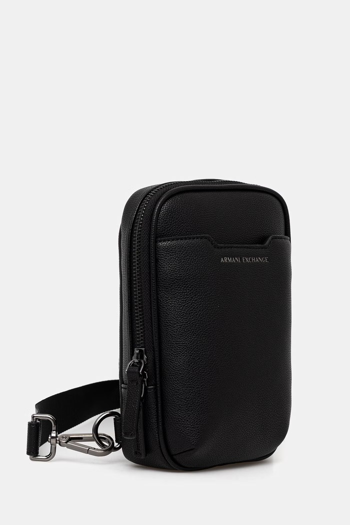 Accesorii Armani Exchange borsetă pentru bărbați XM002587.AF22651.NOS negru